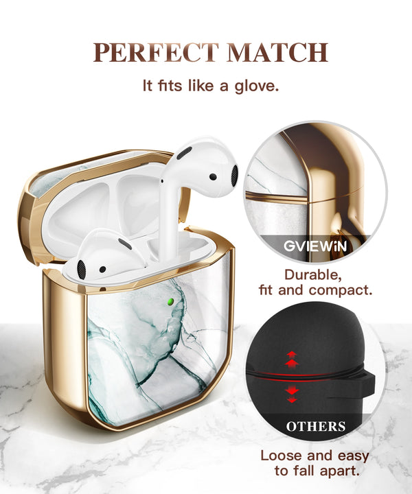 Earphone Case For Airpods Pro Case 360 Degree Protective Marble Case Cover Compatible with Apple AirPods Pro (2019) | Vimost Shop.