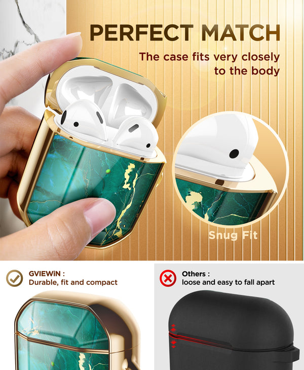 Earphone Case For Airpods Pro Case 360 Degree Protective Marble Case Cover Compatible with Apple AirPods Pro (2019) | Vimost Shop.