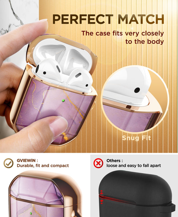 Earphone Case For Airpods Pro Case 360 Degree Protective Marble Case Cover Compatible with Apple AirPods Pro (2019) | Vimost Shop.