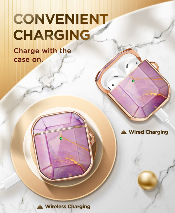 Earphone Case For Airpods Pro Case 360 Degree Protective Marble Case Cover Compatible with Apple AirPods Pro (2019) | Vimost Shop.