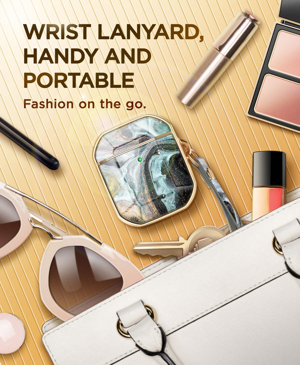 Earphone Case For Airpods Pro Case 360 Degree Protective Marble Case Cover Compatible with Apple AirPods Pro (2019) | Vimost Shop.