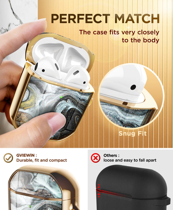 Earphone Case For Airpods Pro Case 360 Degree Protective Marble Case Cover Compatible with Apple AirPods Pro (2019) | Vimost Shop.