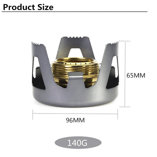 High Quality Outdoor Picnic Stove New Mini Ultra-light Spirit Combustor Alcohol Stove Camping Furnace Camping Portable Folding