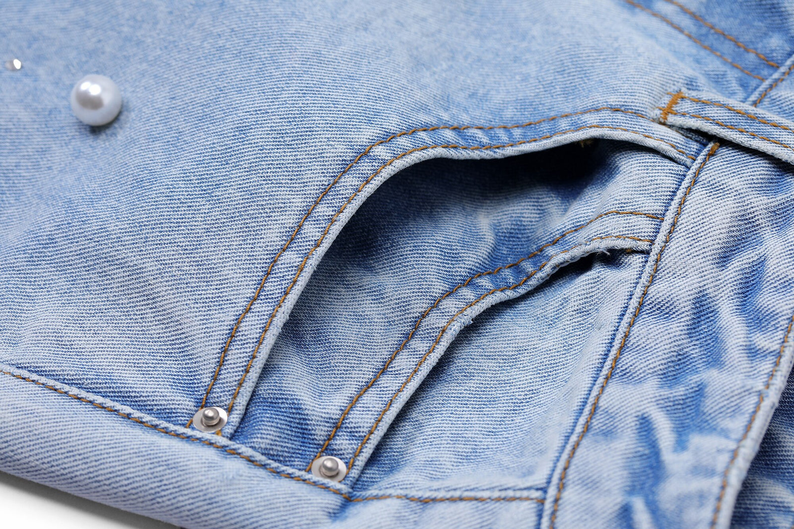 Solid High Waist Washed Casual Denim Jeans Woman,Spring ELF Pure Ripped Hole Diamond Beaded Ladies,Daily Trousers