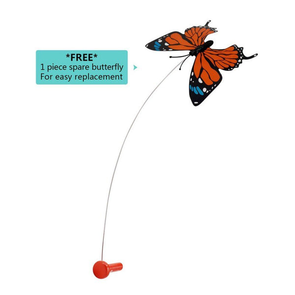 Smart Interactive Cat Toy Automatic Rotating Mode Toy Cats Funny Pet Game Electronic Cat Toy butterfly Feather Toys Kitty | Vimost Shop.
