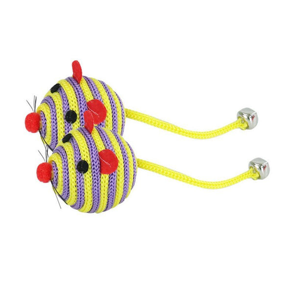 40pcs/pack Colorful Feather Cat Toys False Mouse Kitten Cat Toy Mixed Collection | Vimost Shop.