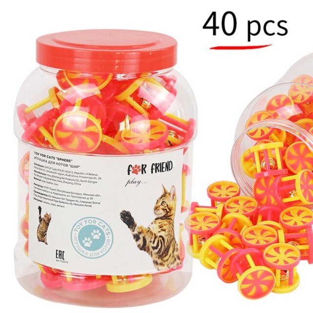 40pcs/pack Colorful Feather Cat Toys False Mouse Kitten Cat Toy Mixed Collection | Vimost Shop.