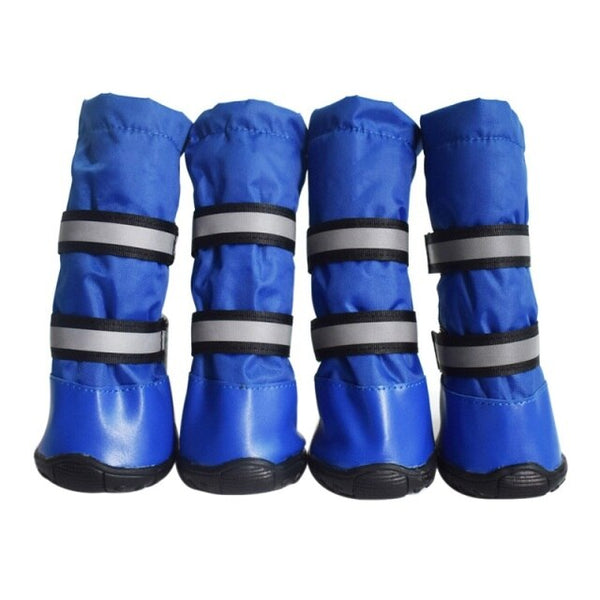 4pcs/set Antiskid Puppy Shoes Soft-soled Dog Shoes Waterproof Soft Pet Paw Care Pet Accessories Chihuahua Yorkie Shoes | Vimost Shop.
