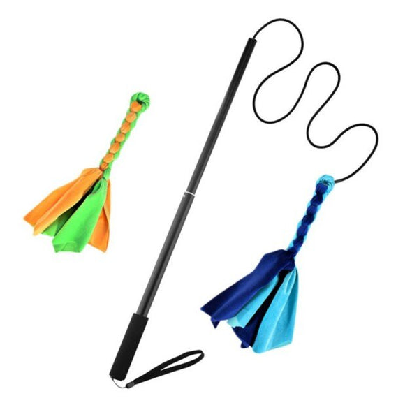 Interactive Dog Cat Feather Toy Feather Teaser Stick Wand Pet Feather Refill Replacement Catcher Product for Kitten | Vimost Shop.