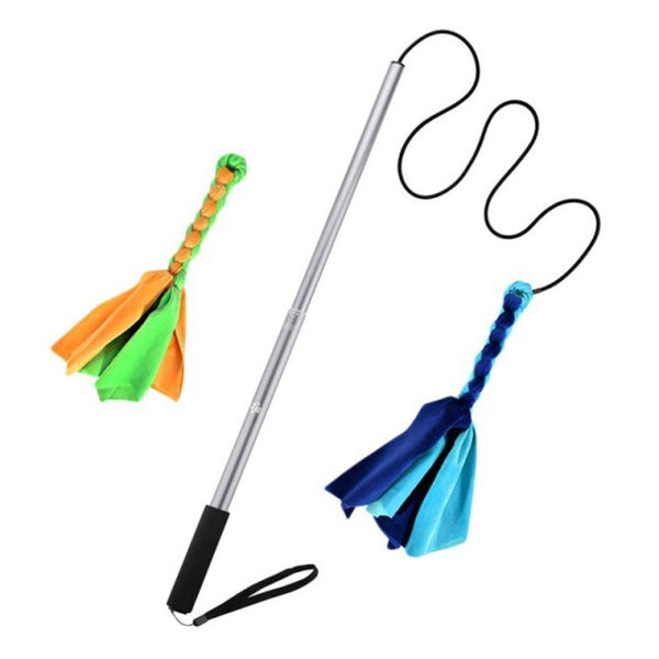 Interactive Dog Cat Feather Toy Feather Teaser Stick Wand Pet Feather Refill Replacement Catcher Product for Kitten | Vimost Shop.