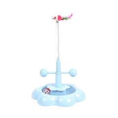 Pet Cat Stick Toy Funny Tower Tracks Disc Cat Tracks Toys Training Intelligence Amusement Plate Cat Ball Toys For Cats Kitten