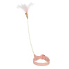 Funny Cat Collar Toy Feather Teaser Stick Interesting Automatic Cat Toy Foot Interactive Cats Teaser Feather Kitten Toys | Vimost Shop.