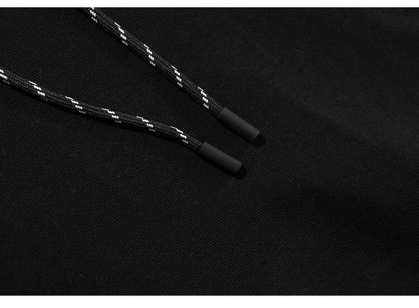 Hoodie Men Hit Color Letter Patch Hooded Sweatshirt Pullover Spring Harajuku College Style Simple All-match Streetwear