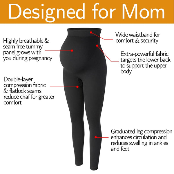 Maternity Leggings High Waist Belly Support Leggins for Pregnant Women Pregnancy Skinny Pants Body Shaping Postpartum Trousers | Vimost Shop.