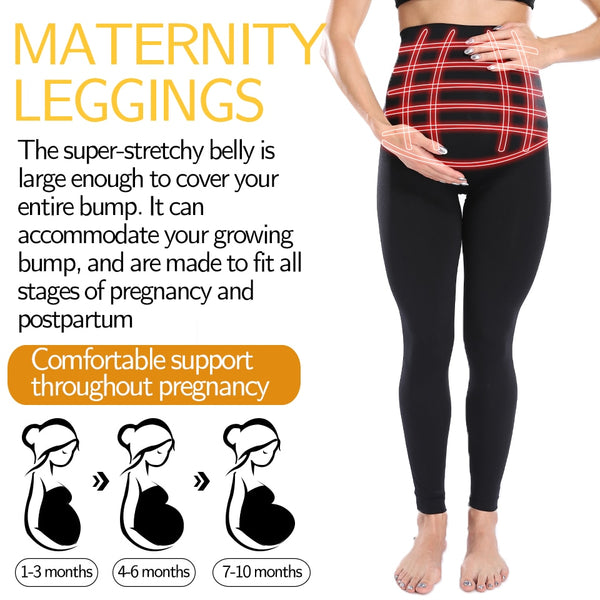 Maternity Leggings High Waist Belly Support Leggins for Pregnant Women Pregnancy Skinny Pants Body Shaping Postpartum Trousers | Vimost Shop.
