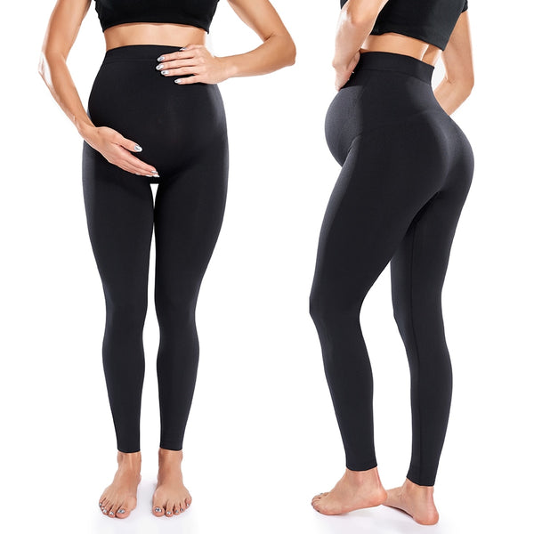 Maternity Leggings High Waist Belly Support Leggins for Pregnant Women Pregnancy Skinny Pants Body Shaping Postpartum Trousers | Vimost Shop.