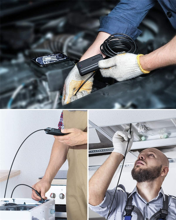 5.5mm 2.0MP 1080P WiFi Endoscope Camera HD Industrial Borescope Inspection Camera 2200mAh for Android iPhone Tablet | Vimost Shop.