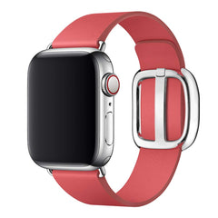 Leather Modern buckle strap For Apple Watch band 44mm/40m iwatch band 42mm/38mm correa bracelet apple watch series 6 se 5 4 3