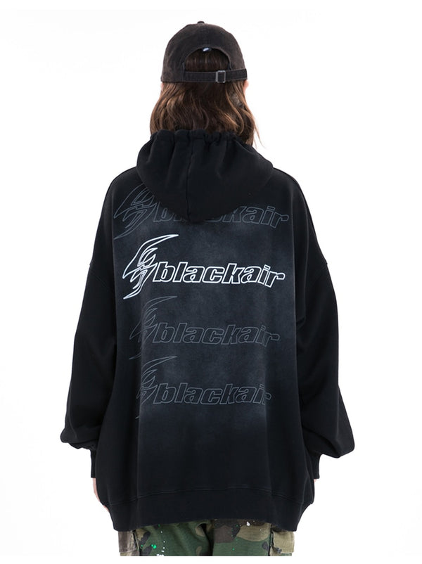 Men Funny Bear Letter Print Hoodie Sweatshirt Men Casual Cozy Oversized Pullover High Street Harajuku Couple Streetwear