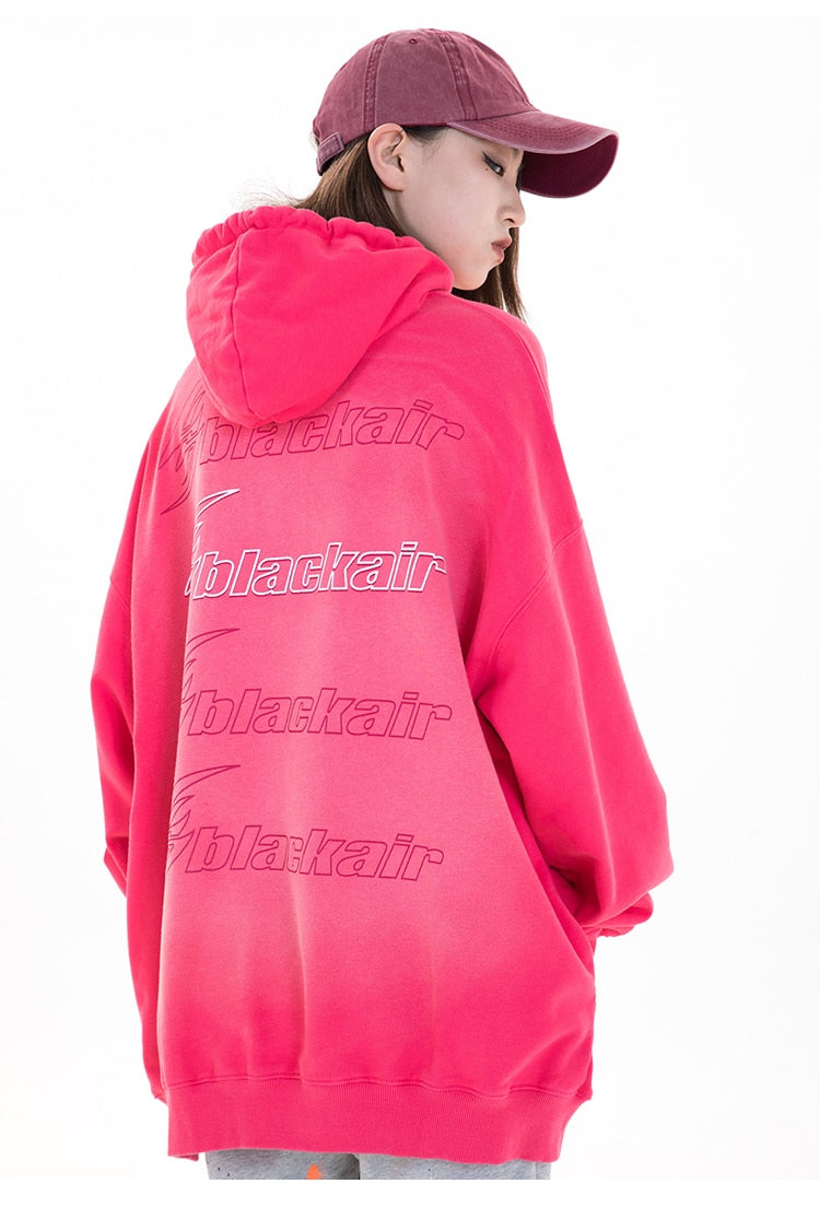 Men Funny Bear Letter Print Hoodie Sweatshirt Men Casual Cozy Oversized Pullover High Street Harajuku Couple Streetwear