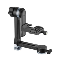 Professional Metal Gimbal Tripod Head 360° Panoramic Head with 100mm Movable Horizontal Axis,Arca-Swiss Standard QR Plate