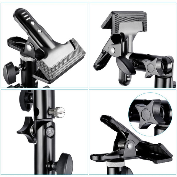 Photo Studio Pro 9 feet/260 centimetres Aluminum Alloy Light Stand and Heavy Duty Metal Clamp Holder for Reflectors | Vimost Shop.