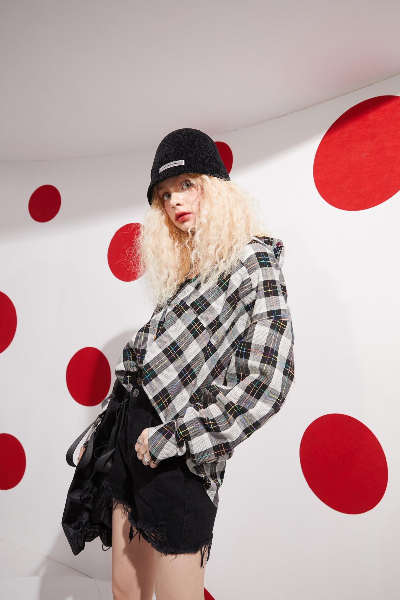 Plaid British Single Breasted Casual Shirt Women,Spring Vintage Full Sleeve,Korean Ladeis Basic Daily Chic Top