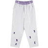 Solid High Waist Washed Casual Harem Jeans Women,Spring Pure Purple Ripped Hole Ladies Basic Daily Trousers