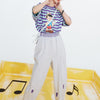 Solid High Waist Washed Casual Harem Jeans Women,Spring Pure Purple Ripped Hole Ladies Basic Daily Trousers