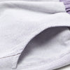 Solid High Waist Washed Casual Harem Jeans Women,Spring Pure Purple Ripped Hole Ladies Basic Daily Trousers