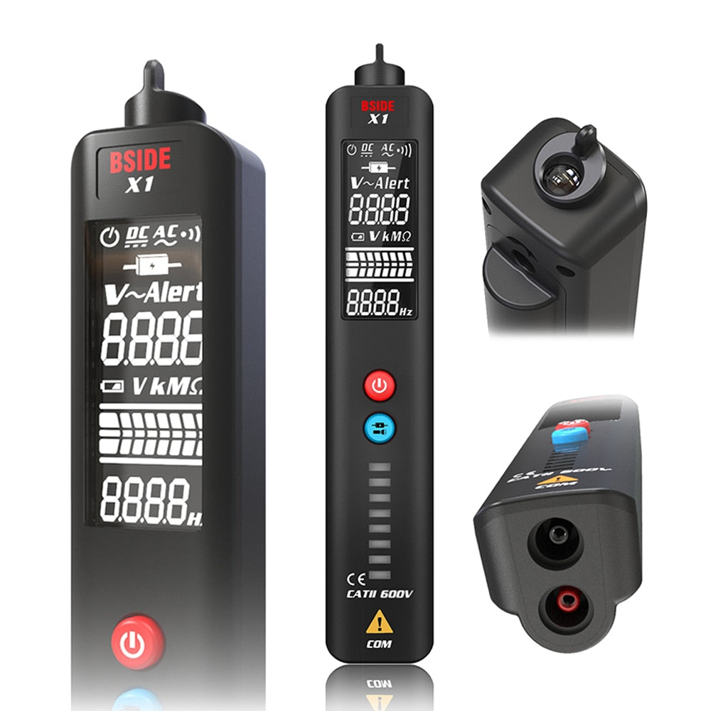 X1/X2 Voltage Detector Tester Smart Multimeter Non-contact Infrared Thermometer EBTN Display Live wire Test pencil Meter | Vimost Shop.