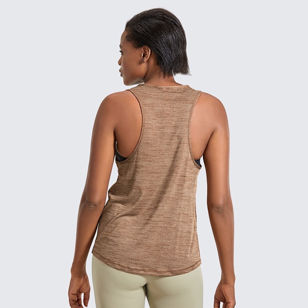 Womens Lightweight Heather Workout Tank Tops Athletic Tops Sleeveless Shirts Casual Top