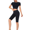Yoga Set Seamless Women's Sportswear Workout Clothes Athletic Wear Gym Legging Fitness Bra Crop Top Long Sleeve Sports Suits