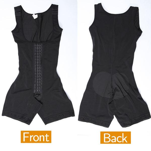 Women Shapewear Tummy Control Bodysuit Fajas Colombianas Full Body Shaper Slimming Underwear Mid Thigh Slimmer Waist Cincher | Vimost Shop.