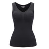 Tank Tops for Women with Built in Bra Shelf Bra Casual Wide Strap Basic Camisole Sleeveless Top Shaper with Removable Bra | Vimost Shop.