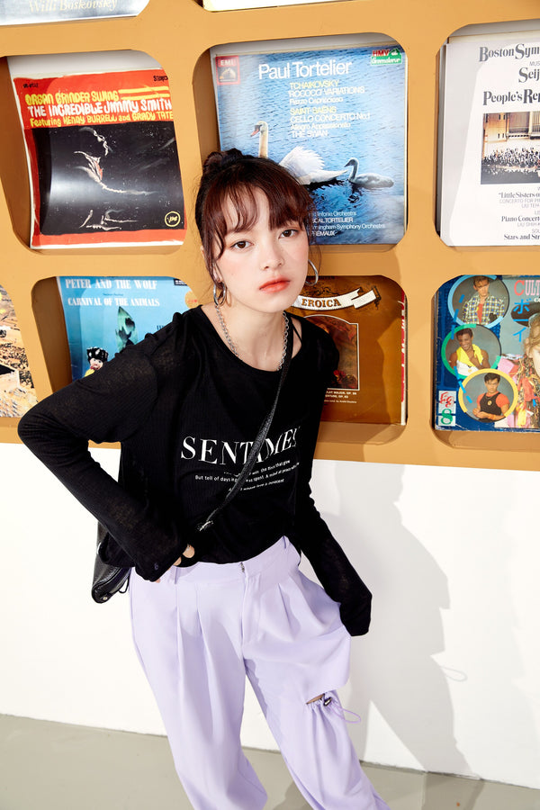 Harajuku Letter Print Casual T-Shirts Women,Summer ELF Vintage Full Sleeve Female Basic Daily Knitwear Tops