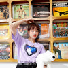 Solid Pure High Waist Applique Casual Women Mini Skirts,Spring Vintage Stylish Sexy Ladies Daily Denim Bottom