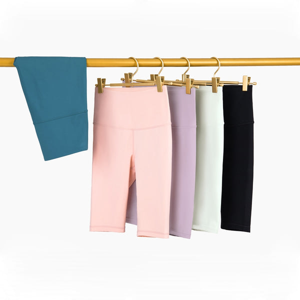 Second Skin Feel Workout Fitness Gym Biker Shorts Women High Waist Squat Proof Athletic Exercise Sport Shorts