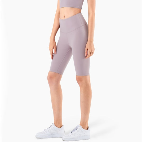 Second Skin Feel Workout Fitness Gym Biker Shorts Women High Waist Squat Proof Athletic Exercise Sport Shorts