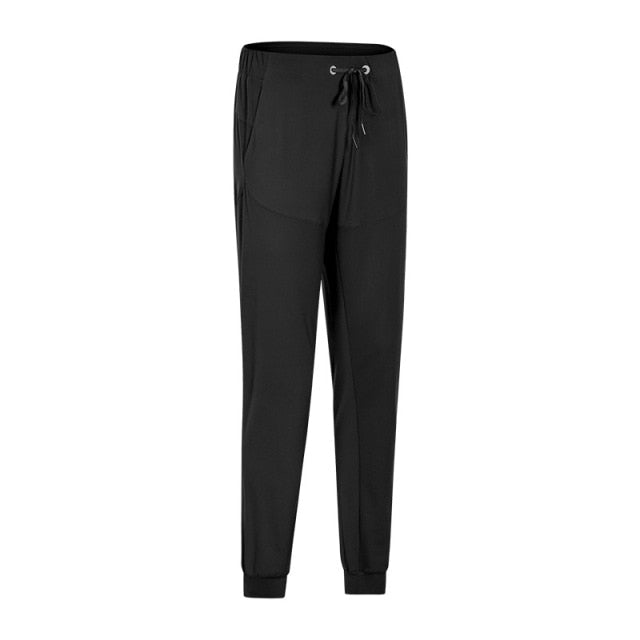 28" Naked Feel Drawstring Workout Gym Joggers Women Bare Cozy Leisure Sport Fitness Sweatpants with Pocket