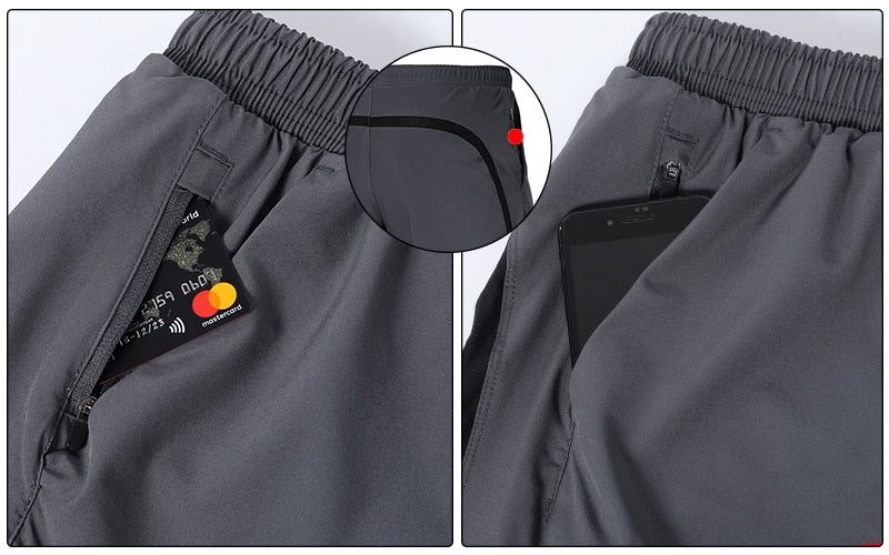 Men 7 Inch Running Shorts 2 in 1 Quick Dry Active Training Exercise Jogging Sports Shorts Gym Shorts With Pocket