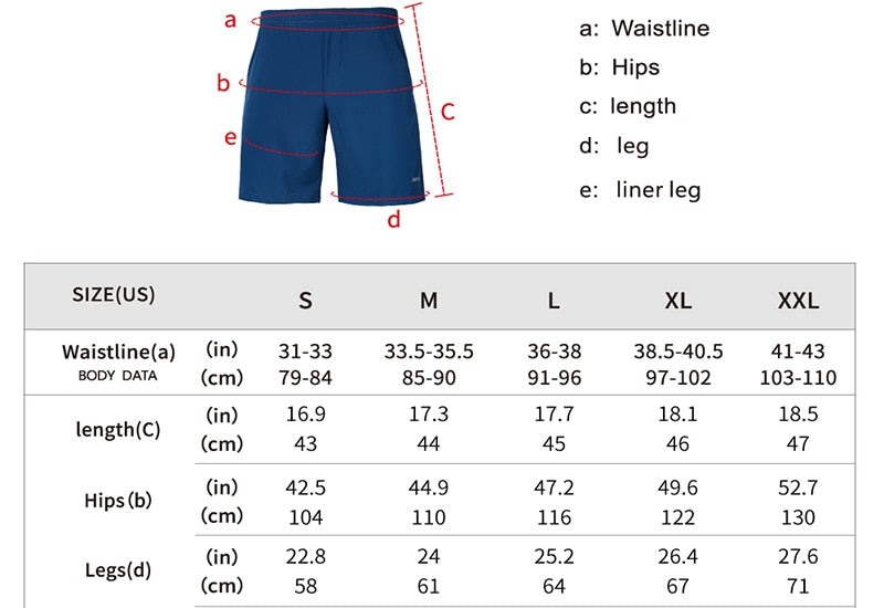 Men 7 Inch Running Shorts 2 in 1 Quick Dry Active Training Exercise Jogging Sports Shorts Gym Shorts With Pocket