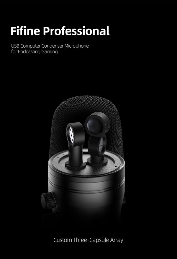 USB Recording Microphone Computer Podcast Mic for PC/PS4/Mac,Four Pickup Patterns for Vocals,Gaming,ASMR,Zoom-class