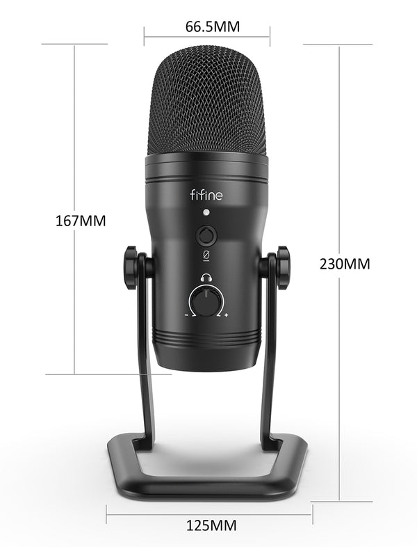 USB Recording Microphone Computer Podcast Mic for PC/PS4/Mac,Four Pickup Patterns for Vocals,Gaming,ASMR,Zoom-class