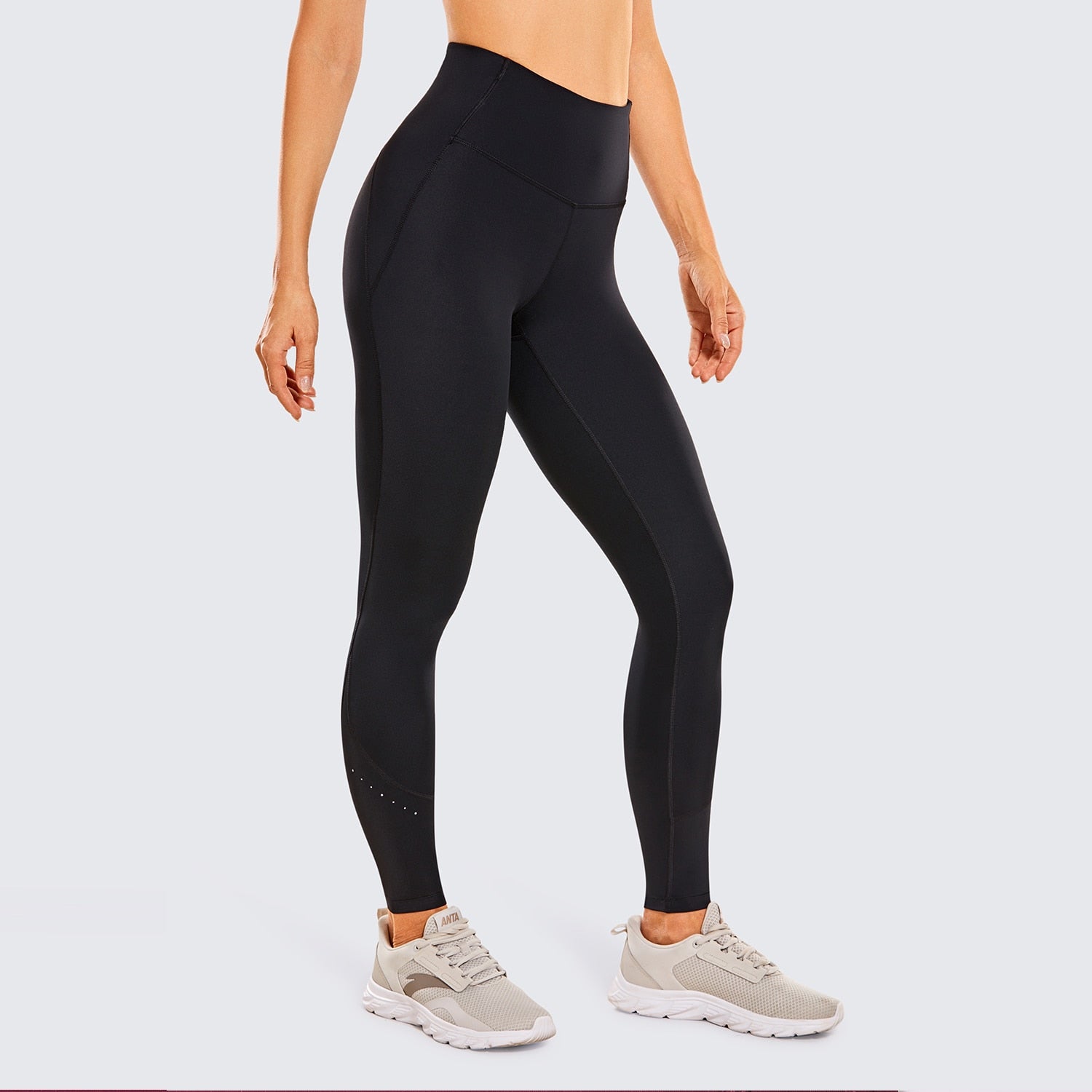 Naked Feeling Women's Workout Leggings 7/8 High Waisted Yoga Pants with Side Pocket-25 Inches