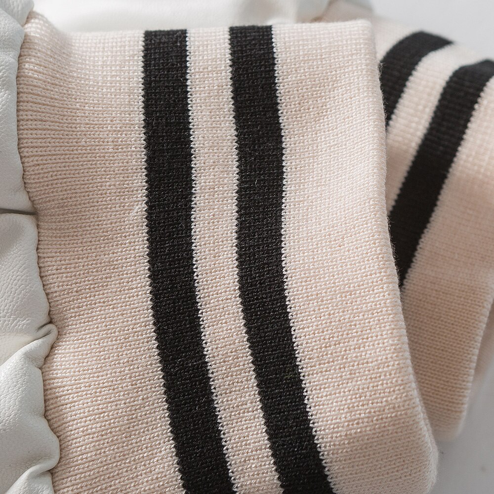 Soft Furry Patch Leather Patchwork Baseball Jacket Men Coats Autumn Baggy All-match College Style Bomber Jackets Couple