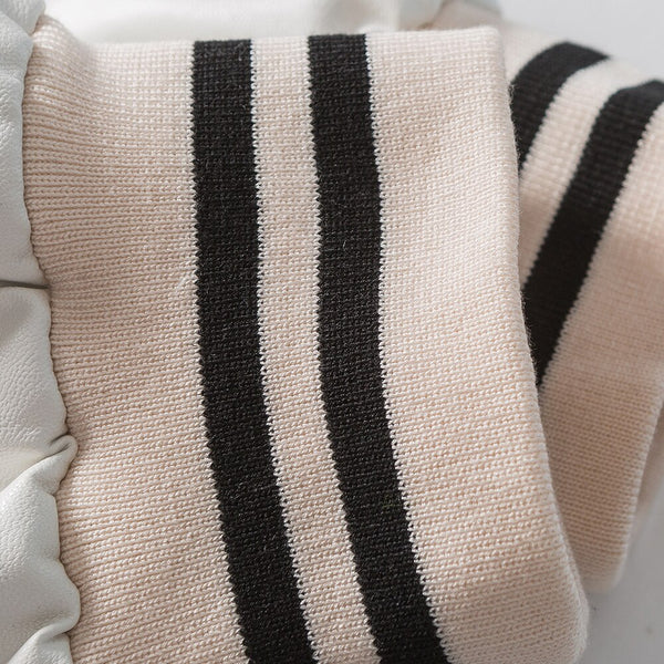 Soft Furry Patch Leather Patchwork Baseball Jacket Men Coats Autumn Baggy All-match College Style Bomber Jackets Couple