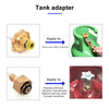 Outdoor Gas Stove Camping Stove Propane Refill Adapter Burner LPG Flat Cylinder tank Coupler Bottle Adapter Save