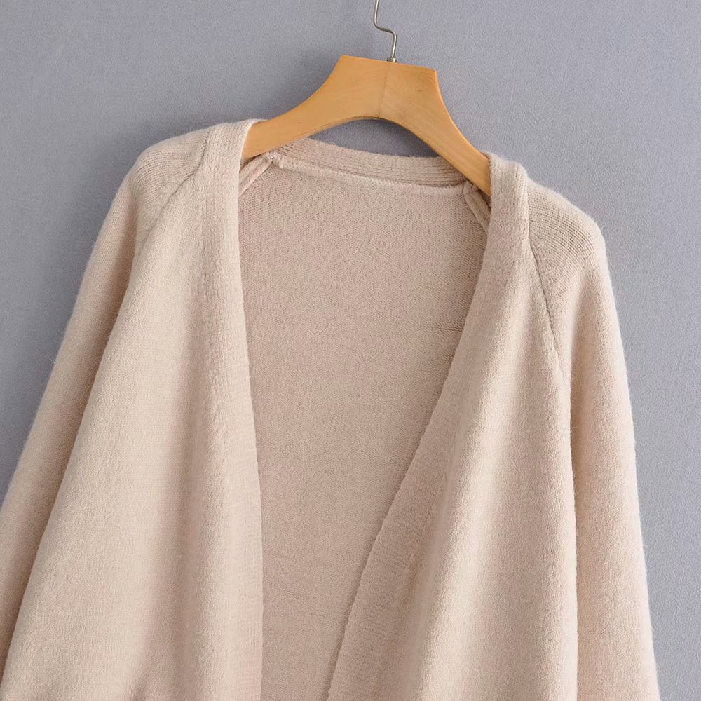 Lazy V-neck Oversize Long Sweater Cardigans Jacket Coat New Women Sweater Korea Cardigan Jacket Coat Outwear TOP