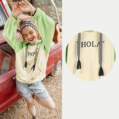 Harajuku Letter Print Casual Hoodies Sweatshirt Women,Autumn Vintage Drawstring Korean Ladies Daily Graphic Top